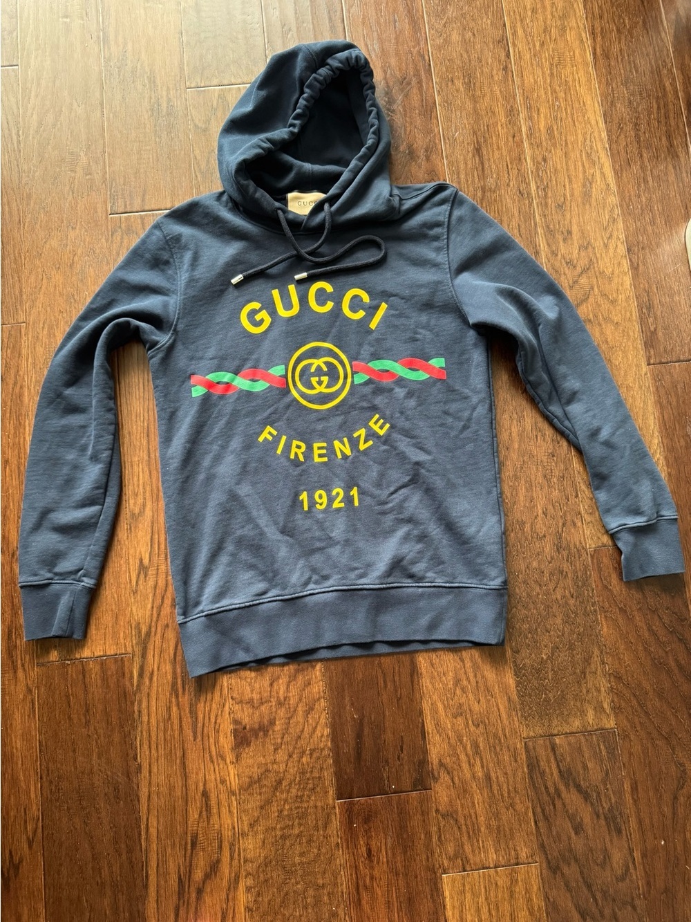 Gucci Men's Navy Firenze Hoodie